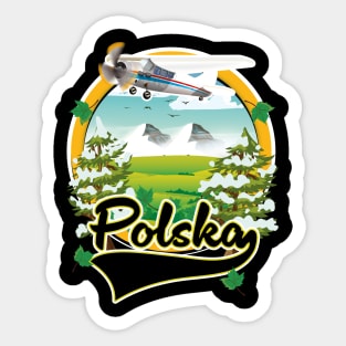 Polska Travel logo Sticker